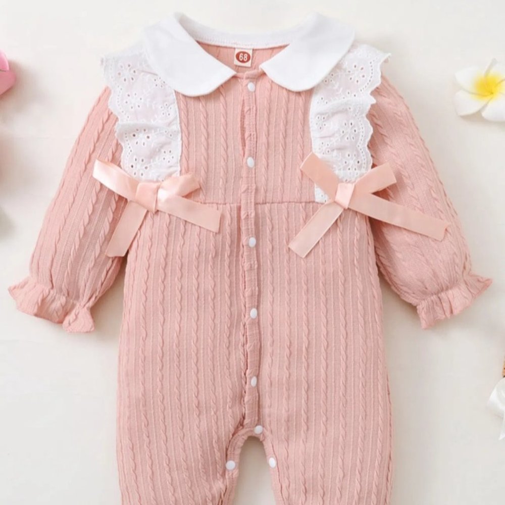 Baby girl ruffled one piece